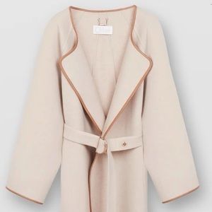 Chloé wrap coat for women in double-faced cashmere blend